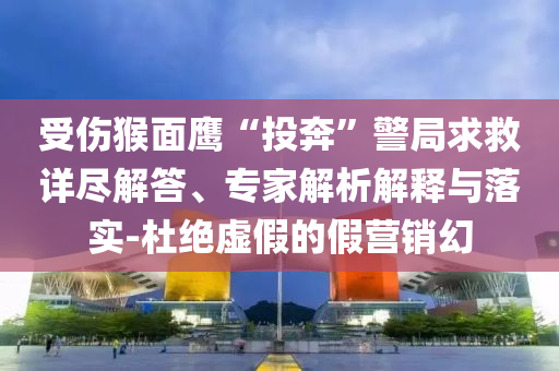 受傷猴面鷹“投奔”警局求救詳盡解答、專(zhuān)家解析解釋與落實(shí)-杜絕虛假的假營(yíng)銷(xiāo)幻